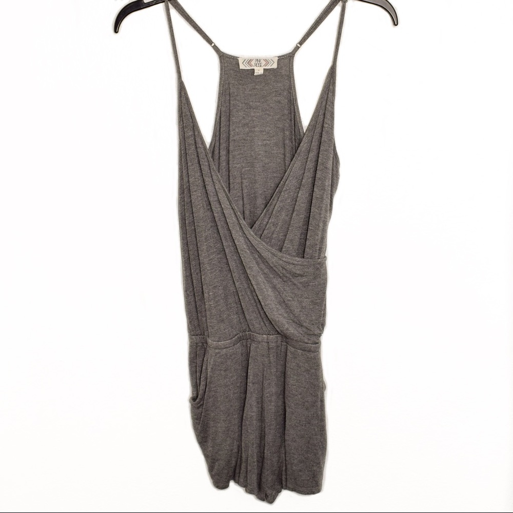 Gray romper size S